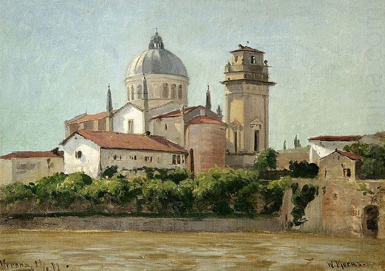 Walter Moras Ansicht von Verona an der Etsch oil painting picture